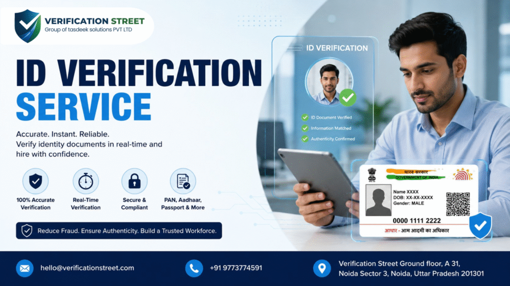 ID verification service for transport companies to verify driver identity, prevent fraud, and hire genuine drivers through secure background verification.