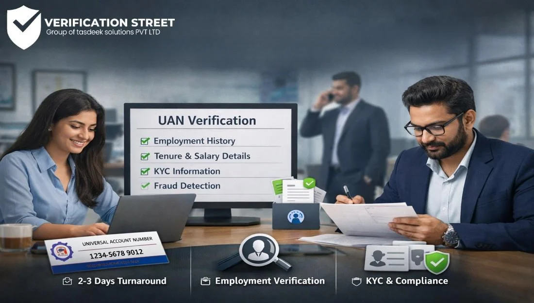 UAN Number Verification service for employee background check using EPFO data