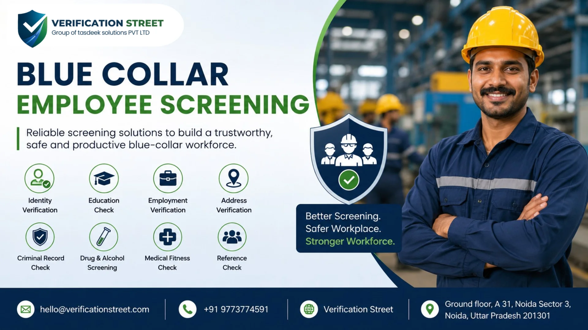 Blue collar employee screening helps BPO companies verify candidates for safe, compliant, and reliable hiring decisions.