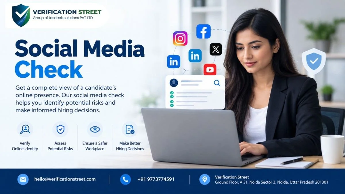 Social media check provider questions for employee background verification