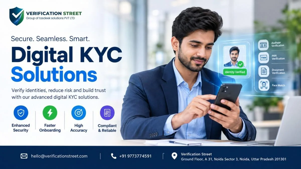 Digital KYC solutions for secure online identity verification