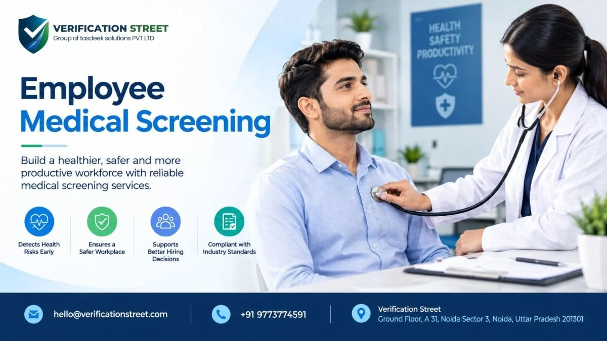 Employee medical screening solutions for corporate employers and industrial workers in India